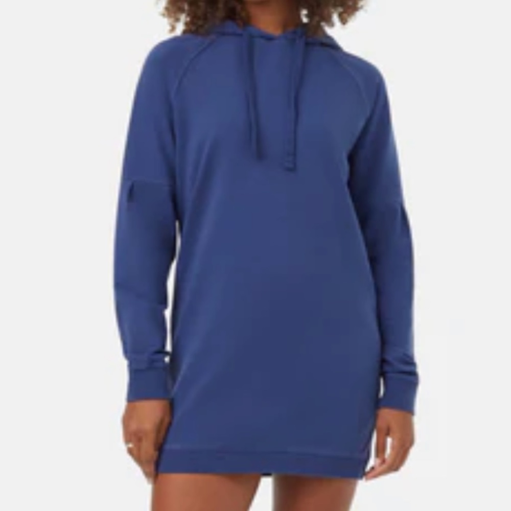 Tentree athletic blue French Terry Hoodie Dress